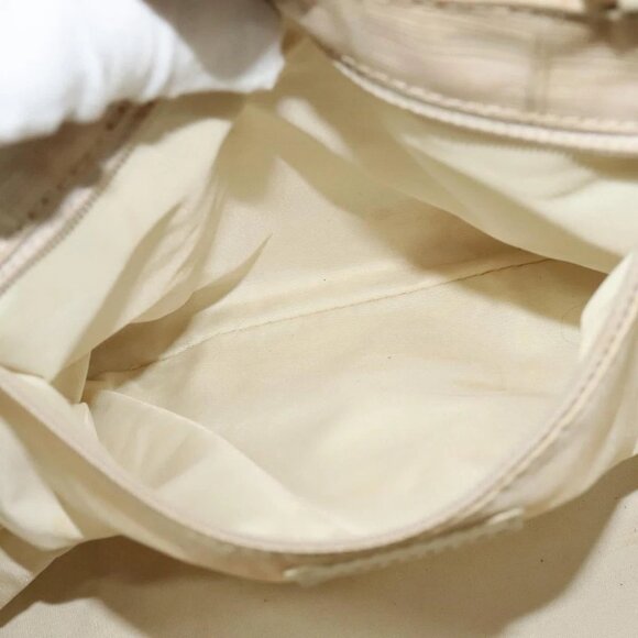 CHANEL New Travel Line Hand Bag Nylon Beige CC Auth bs24763 - Picture 7 of 16